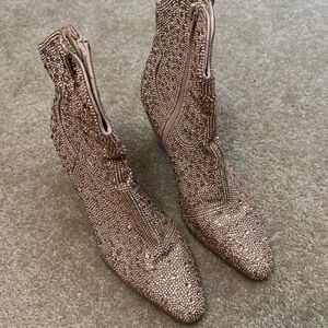 Matisse Sparkling Rhinestone Heeled Boots